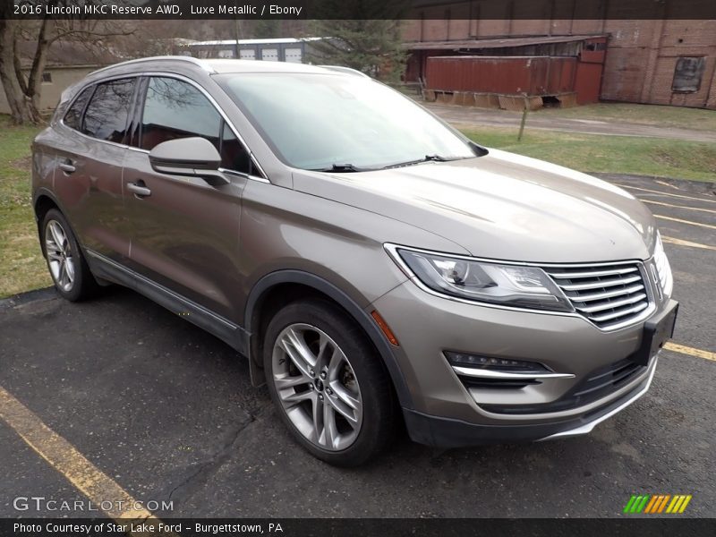 Luxe Metallic / Ebony 2016 Lincoln MKC Reserve AWD