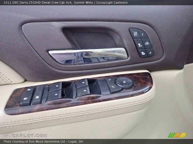 Summit White / Cocoa/Light Cashmere 2011 GMC Sierra 2500HD Denali Crew Cab 4x4