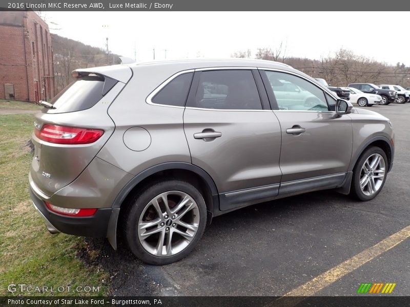 Luxe Metallic / Ebony 2016 Lincoln MKC Reserve AWD