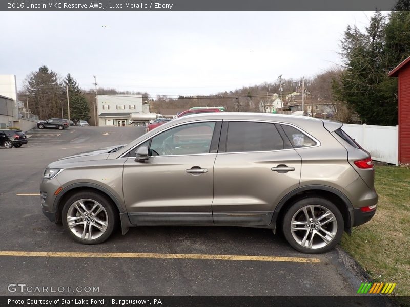 Luxe Metallic / Ebony 2016 Lincoln MKC Reserve AWD