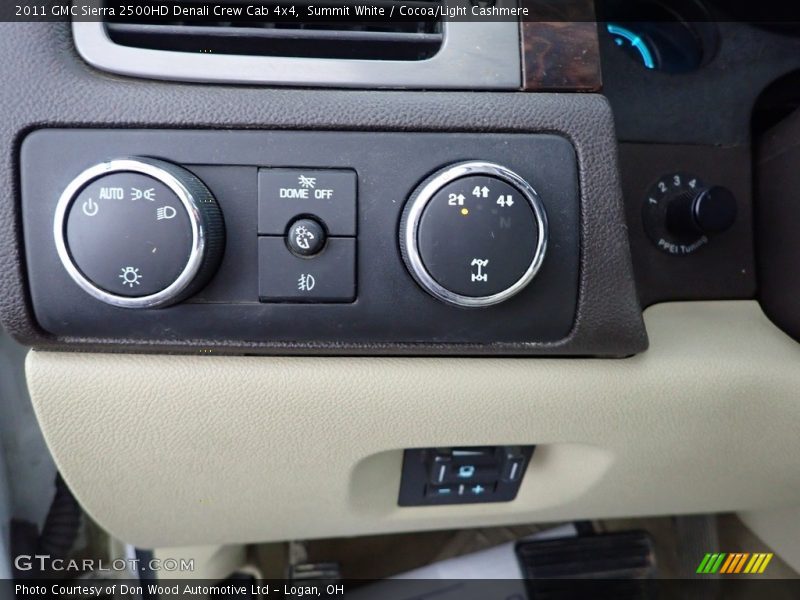 Summit White / Cocoa/Light Cashmere 2011 GMC Sierra 2500HD Denali Crew Cab 4x4