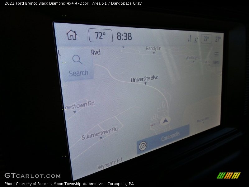 Area 51 / Dark Space Gray 2022 Ford Bronco Black Diamond 4x4 4-Door