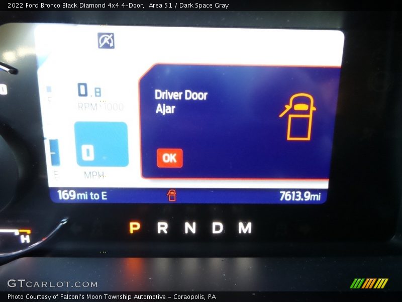 Area 51 / Dark Space Gray 2022 Ford Bronco Black Diamond 4x4 4-Door