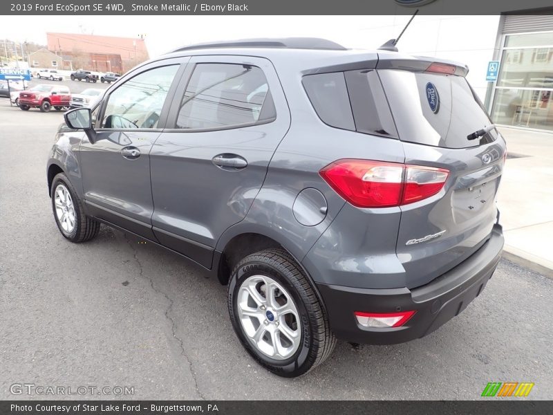 Smoke Metallic / Ebony Black 2019 Ford EcoSport SE 4WD