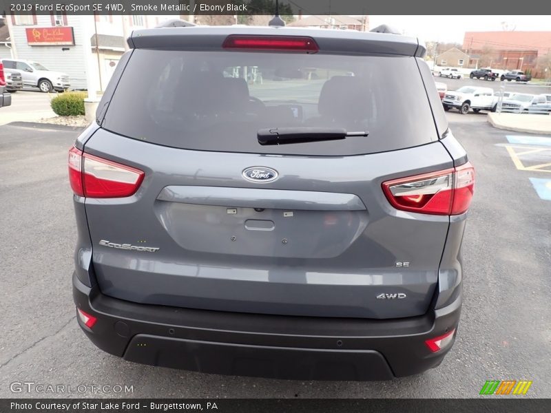 Smoke Metallic / Ebony Black 2019 Ford EcoSport SE 4WD
