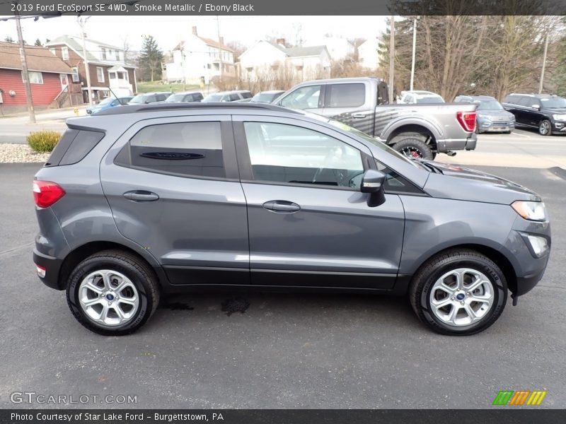 Smoke Metallic / Ebony Black 2019 Ford EcoSport SE 4WD