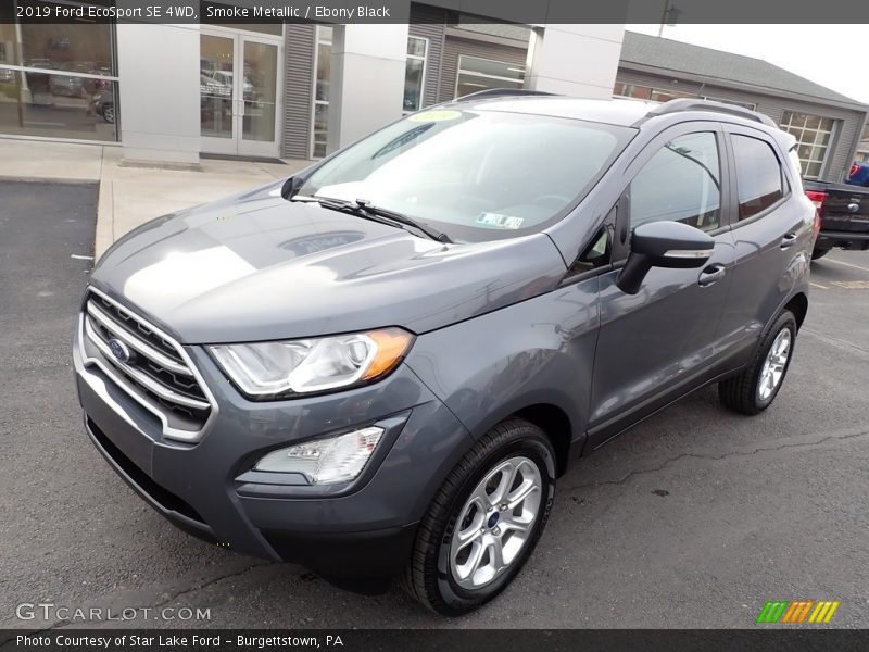 Smoke Metallic / Ebony Black 2019 Ford EcoSport SE 4WD