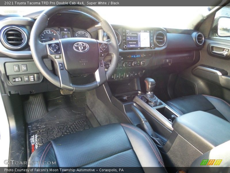  2021 Tacoma TRD Pro Double Cab 4x4 Black Interior