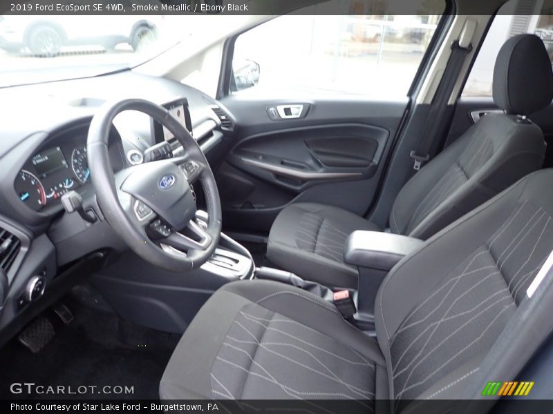 Smoke Metallic / Ebony Black 2019 Ford EcoSport SE 4WD