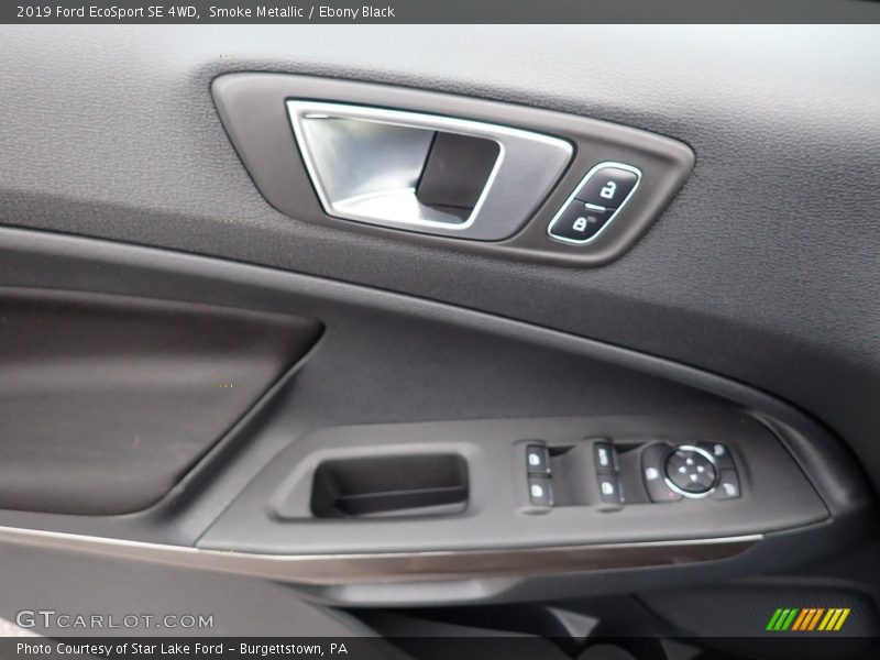 Smoke Metallic / Ebony Black 2019 Ford EcoSport SE 4WD