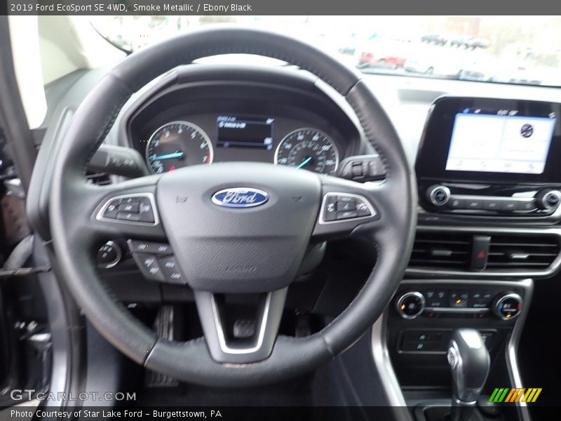 Smoke Metallic / Ebony Black 2019 Ford EcoSport SE 4WD