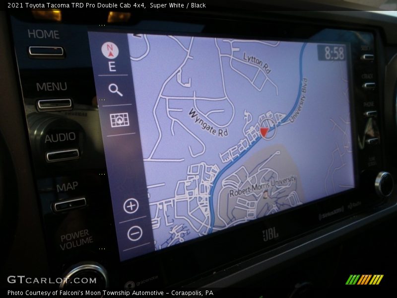 Navigation of 2021 Tacoma TRD Pro Double Cab 4x4