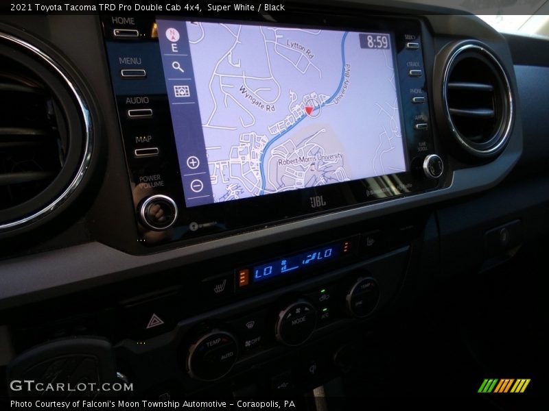 Navigation of 2021 Tacoma TRD Pro Double Cab 4x4