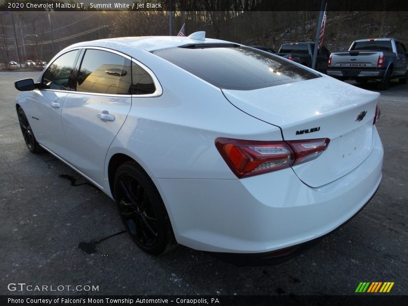 Summit White / Jet Black 2020 Chevrolet Malibu LT