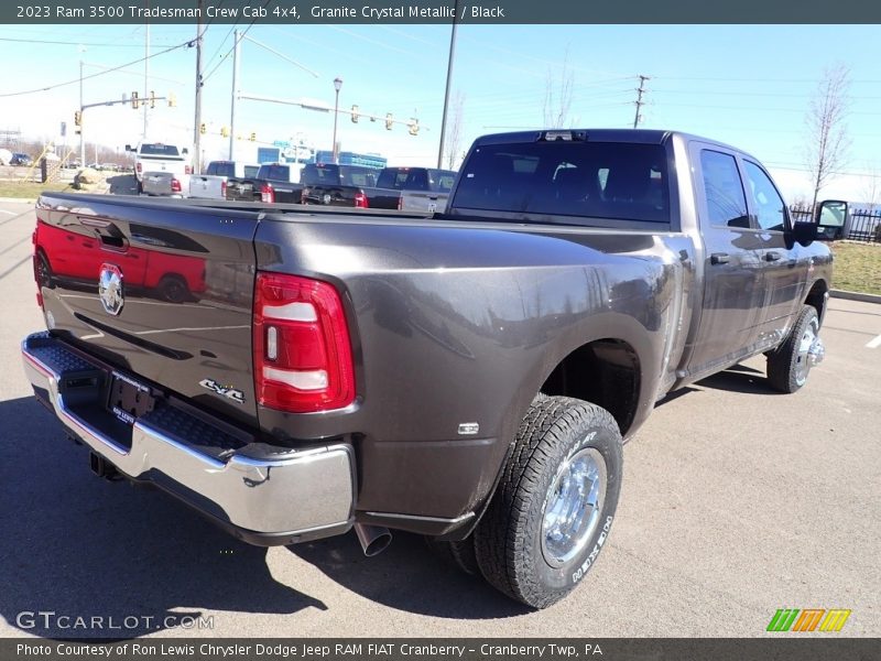 Granite Crystal Metallic / Black 2023 Ram 3500 Tradesman Crew Cab 4x4