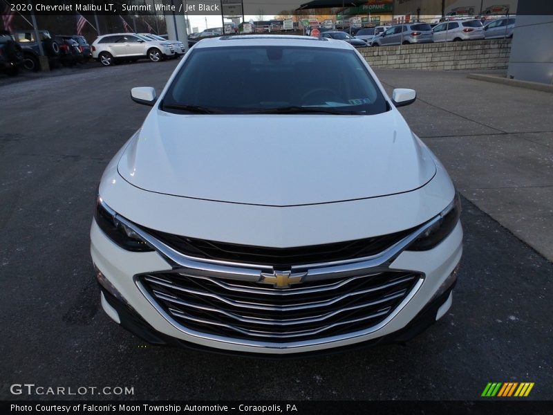 Summit White / Jet Black 2020 Chevrolet Malibu LT