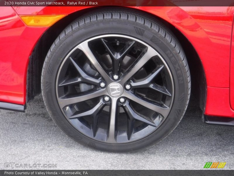 Rallye Red / Black 2020 Honda Civic Sport Hatchback