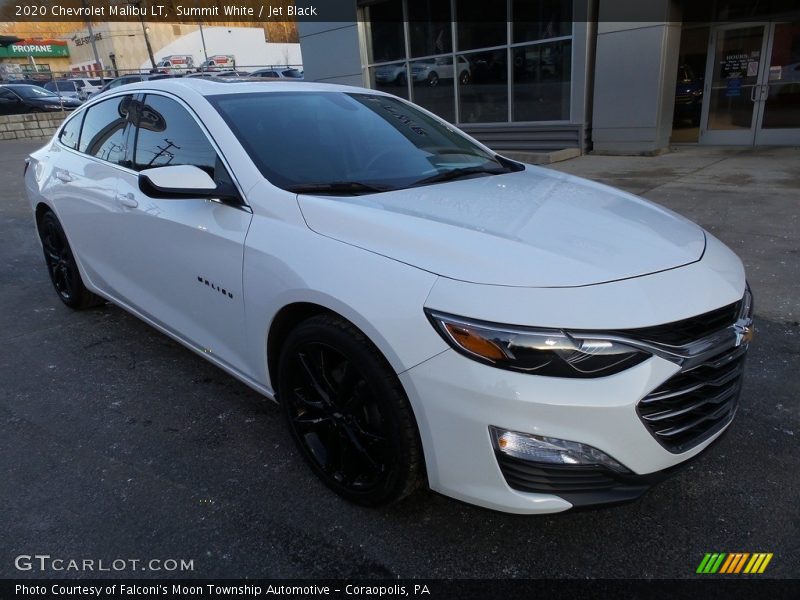 Summit White / Jet Black 2020 Chevrolet Malibu LT