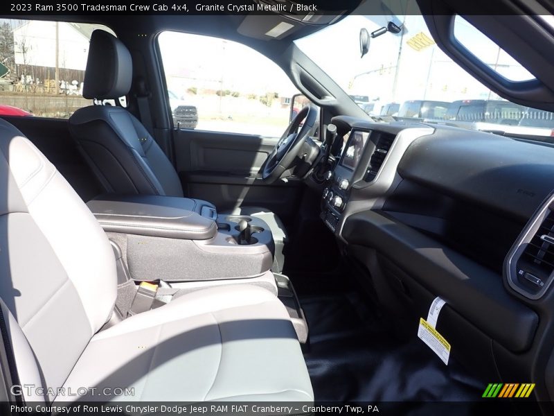 Granite Crystal Metallic / Black 2023 Ram 3500 Tradesman Crew Cab 4x4