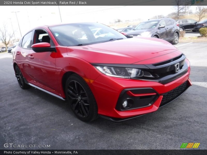 Front 3/4 View of 2020 Civic Sport Hatchback