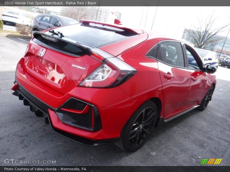 Rallye Red / Black 2020 Honda Civic Sport Hatchback