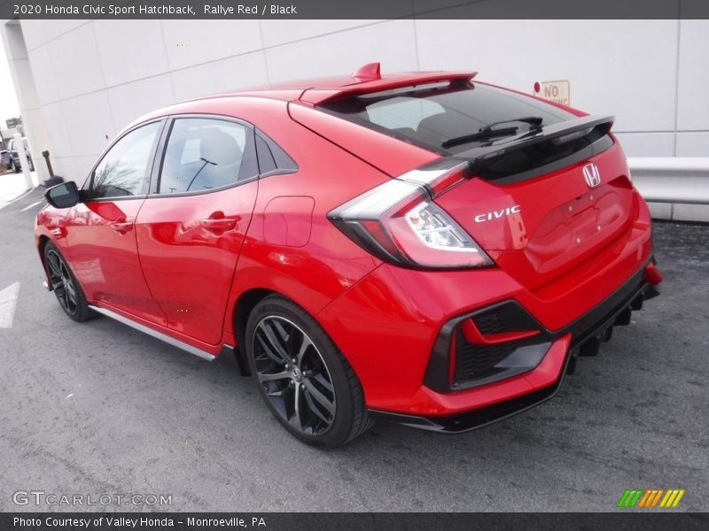 Rallye Red / Black 2020 Honda Civic Sport Hatchback