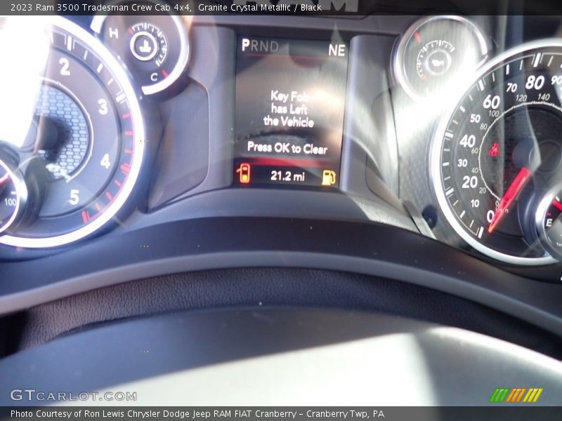 Granite Crystal Metallic / Black 2023 Ram 3500 Tradesman Crew Cab 4x4