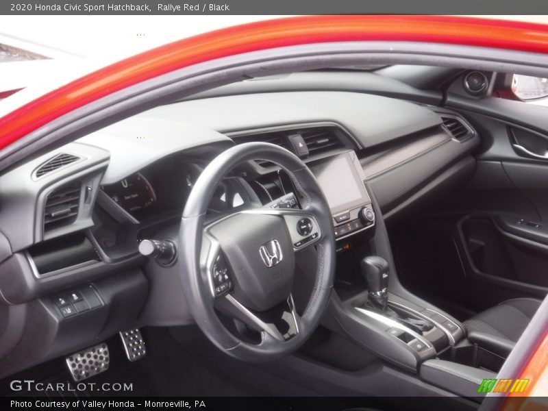 Rallye Red / Black 2020 Honda Civic Sport Hatchback