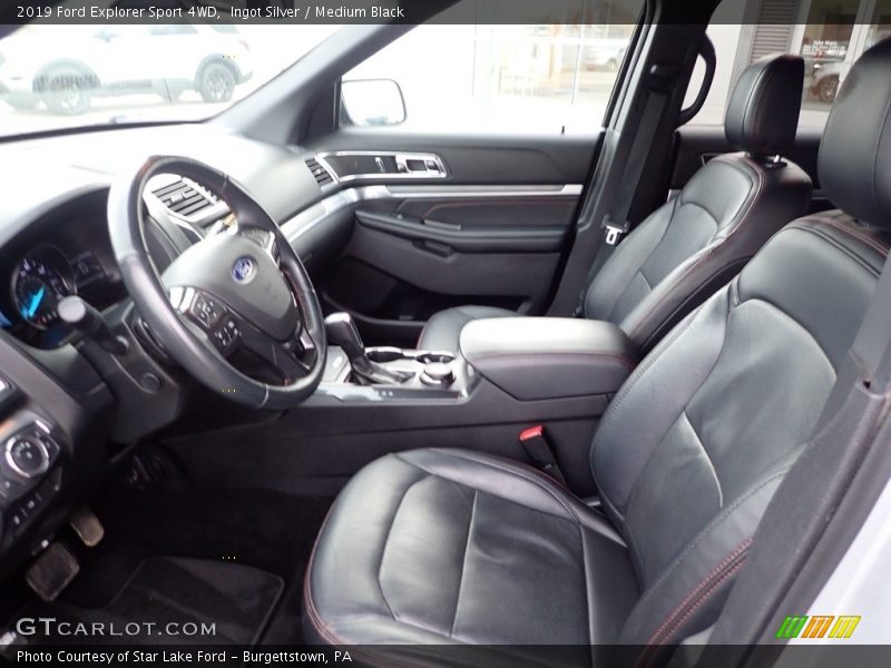 Front Seat of 2019 Explorer Sport 4WD