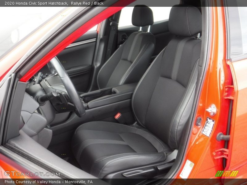 Rallye Red / Black 2020 Honda Civic Sport Hatchback