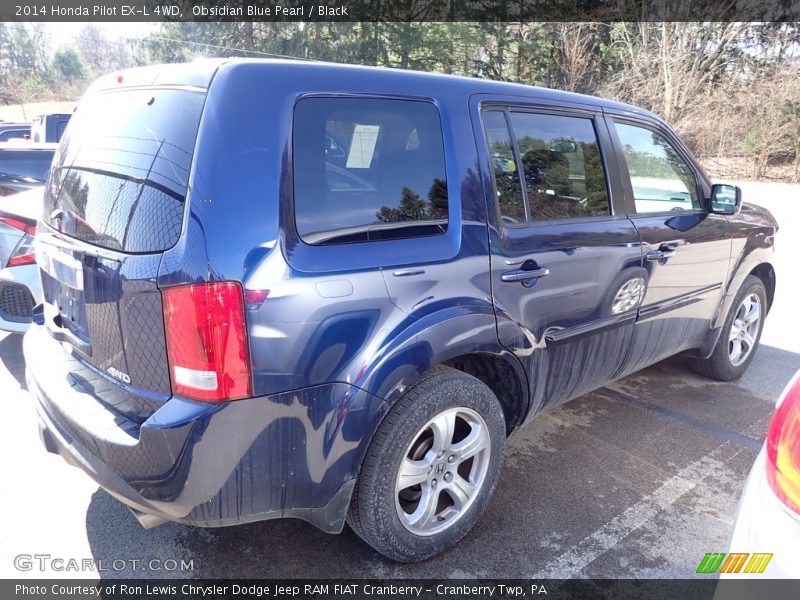  2014 Pilot EX-L 4WD Obsidian Blue Pearl