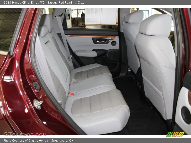 Basque Red Pearl II / Gray 2019 Honda CR-V EX-L AWD