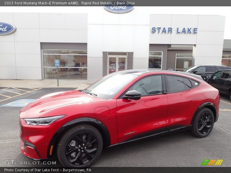 Front 3/4 View of 2023 Mustang Mach-E Premium eAWD