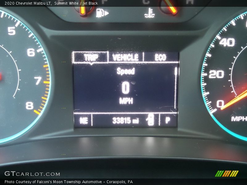 Summit White / Jet Black 2020 Chevrolet Malibu LT