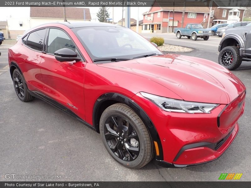 Front 3/4 View of 2023 Mustang Mach-E Premium eAWD