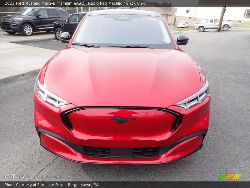 Rapid Red Metallic / Black Onyx 2023 Ford Mustang Mach-E Premium eAWD
