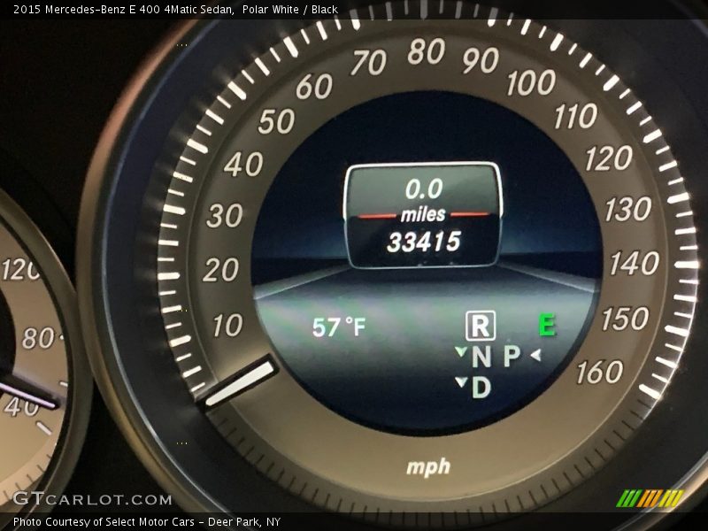 Polar White / Black 2015 Mercedes-Benz E 400 4Matic Sedan