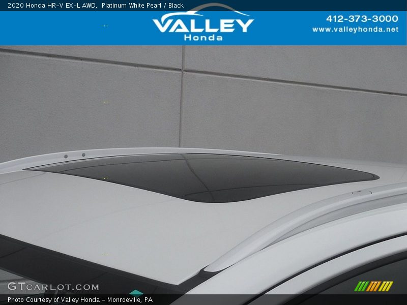 Platinum White Pearl / Black 2020 Honda HR-V EX-L AWD