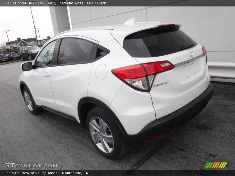 Platinum White Pearl / Black 2020 Honda HR-V EX-L AWD