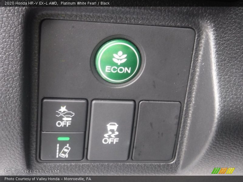 Platinum White Pearl / Black 2020 Honda HR-V EX-L AWD