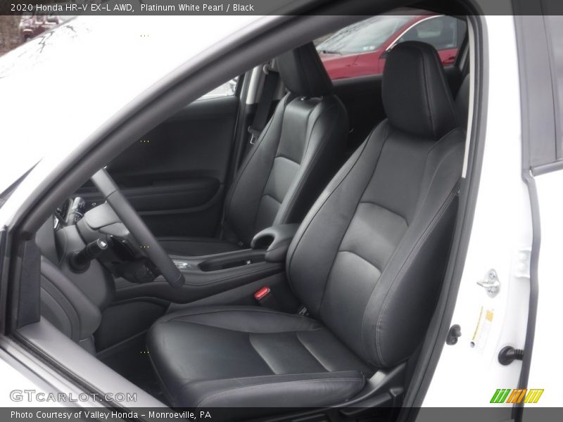 Platinum White Pearl / Black 2020 Honda HR-V EX-L AWD
