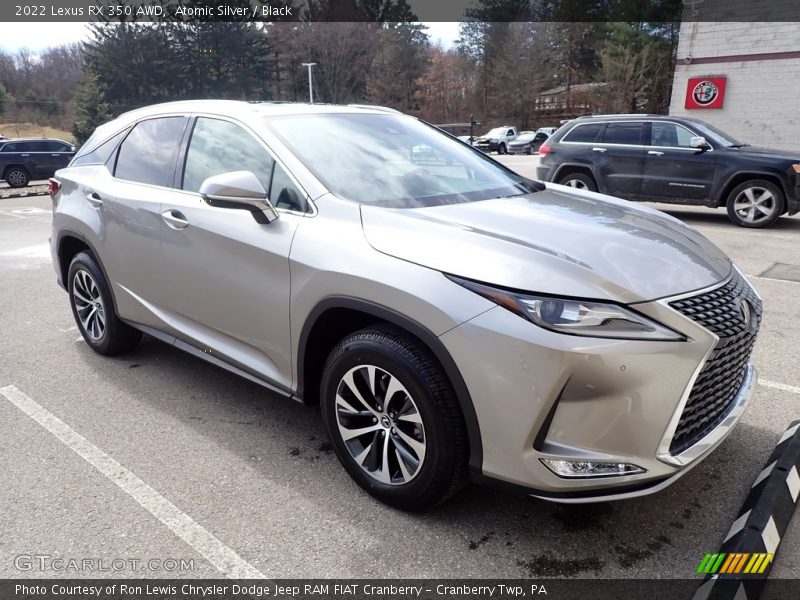 Atomic Silver / Black 2022 Lexus RX 350 AWD