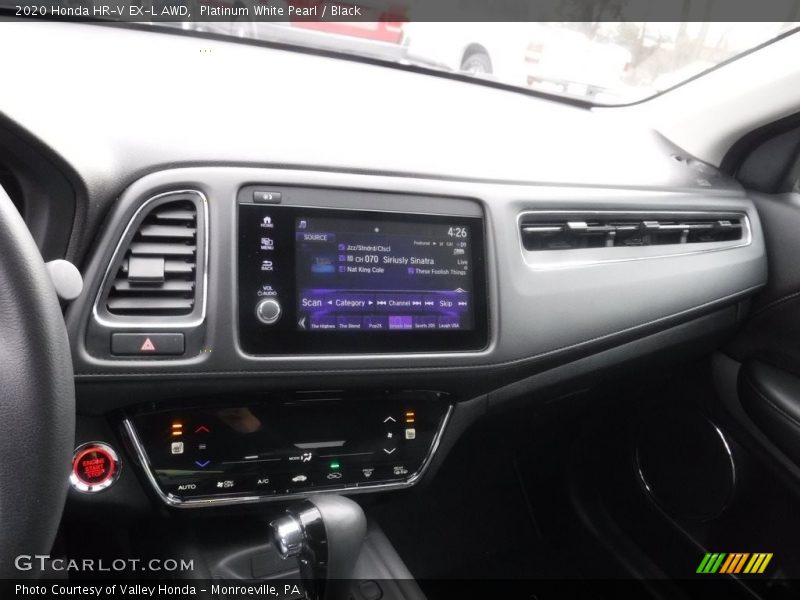 Platinum White Pearl / Black 2020 Honda HR-V EX-L AWD