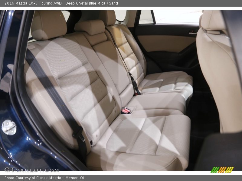 Deep Crystal Blue Mica / Sand 2016 Mazda CX-5 Touring AWD