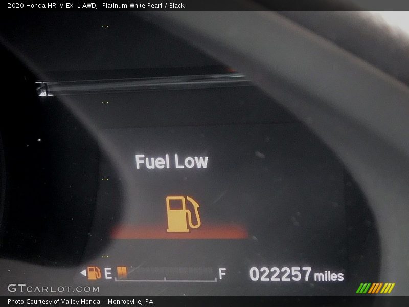 Platinum White Pearl / Black 2020 Honda HR-V EX-L AWD
