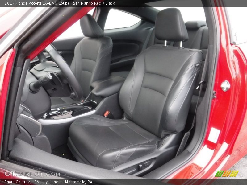 San Marino Red / Black 2017 Honda Accord EX-L V6 Coupe