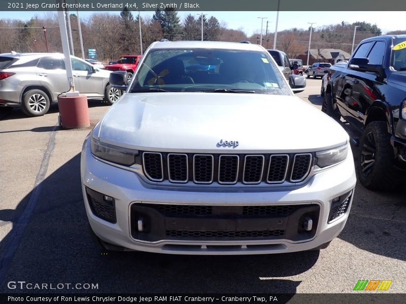 Silver Zynith / Black 2021 Jeep Grand Cherokee L Overland 4x4