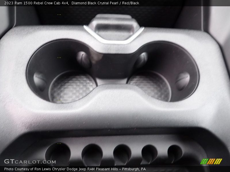 Diamond Black Crystal Pearl / Red/Black 2023 Ram 1500 Rebel Crew Cab 4x4