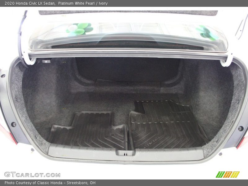 Platinum White Pearl / Ivory 2020 Honda Civic LX Sedan