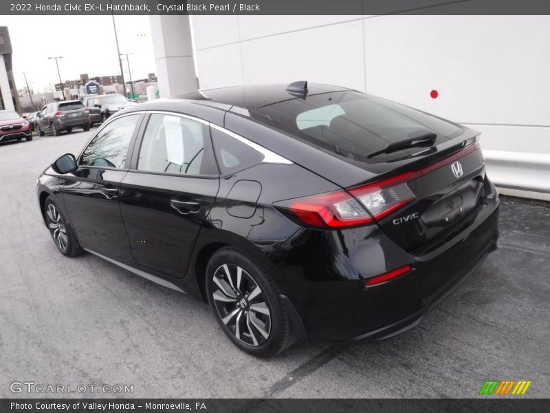  2022 Civic EX-L Hatchback Crystal Black Pearl